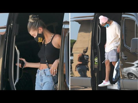 Justin Bieber And Hailey Baldwin Bond Over Their Ocean View Lunch In Malibu - YouTube