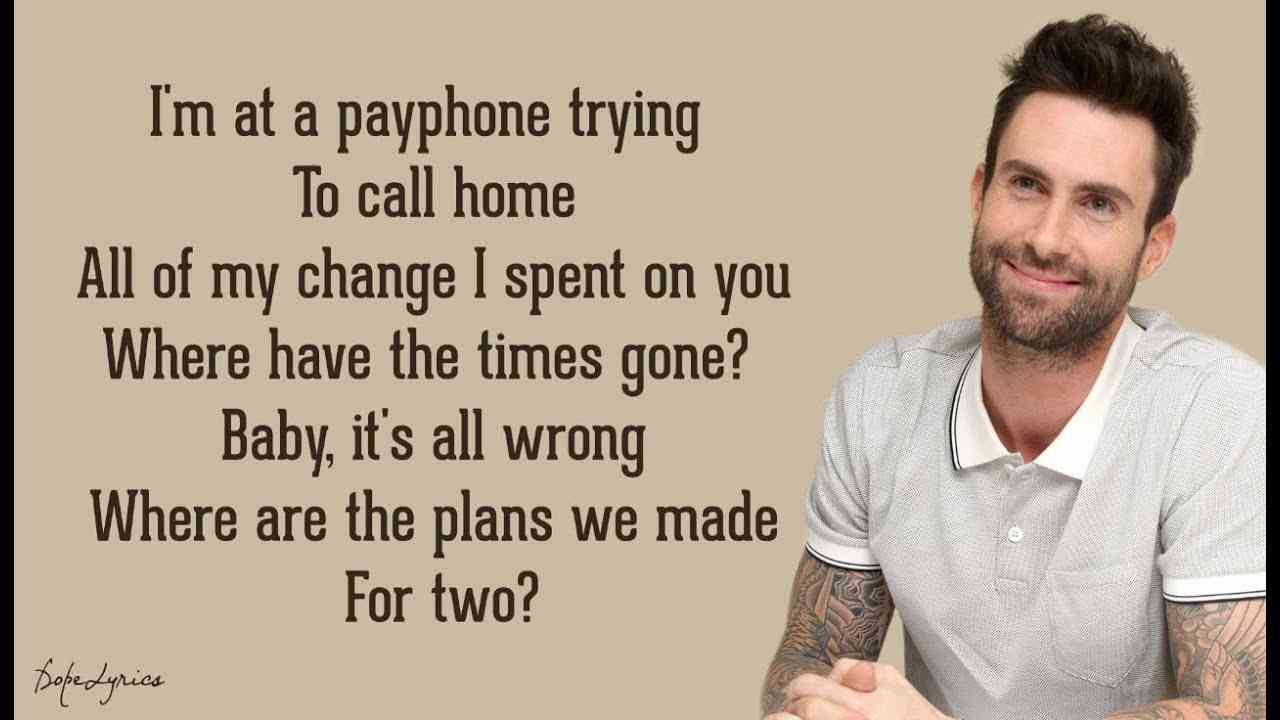 Payphone - Maroon 5 ft. Wiz Khalifa (Lyrics) ? - YouTube