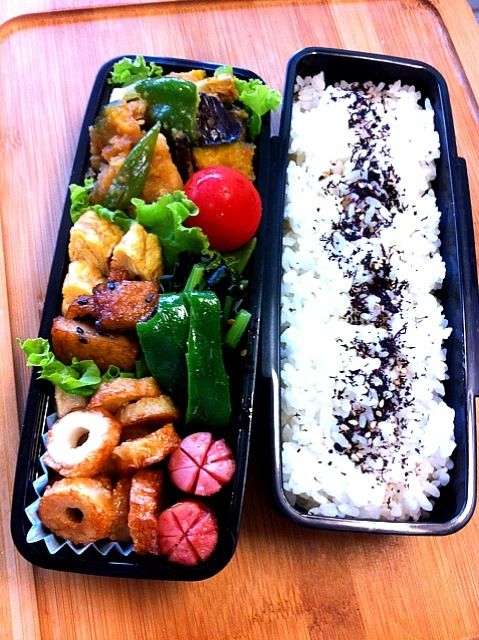 夫の弁当箱が大きい