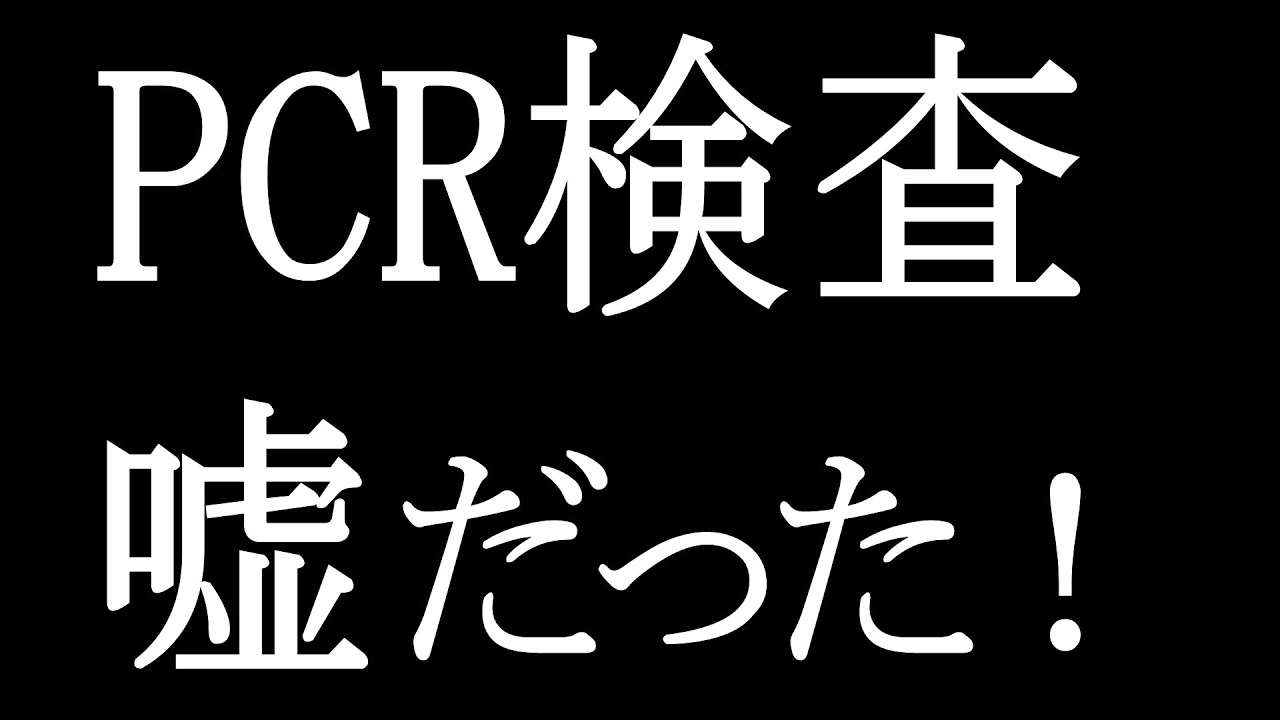 PCR検査はウイルスの有無を見るものではなかった。【政府による詐欺と殺人】 - YouTube