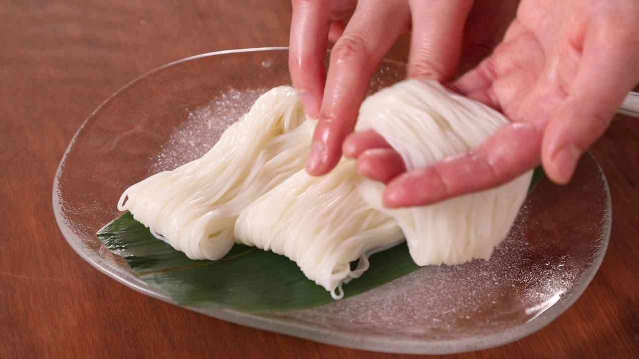 そうめんの盛り方