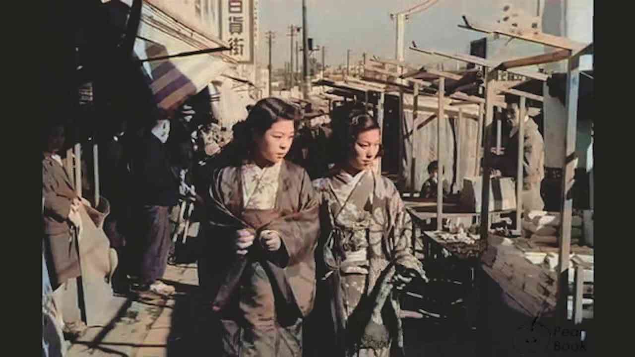 【AIカラー化】1940年代後半の東京の様子 - YouTube