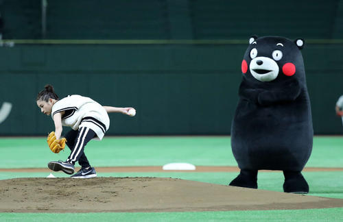 石原さとみ、抜群の運動神経発揮