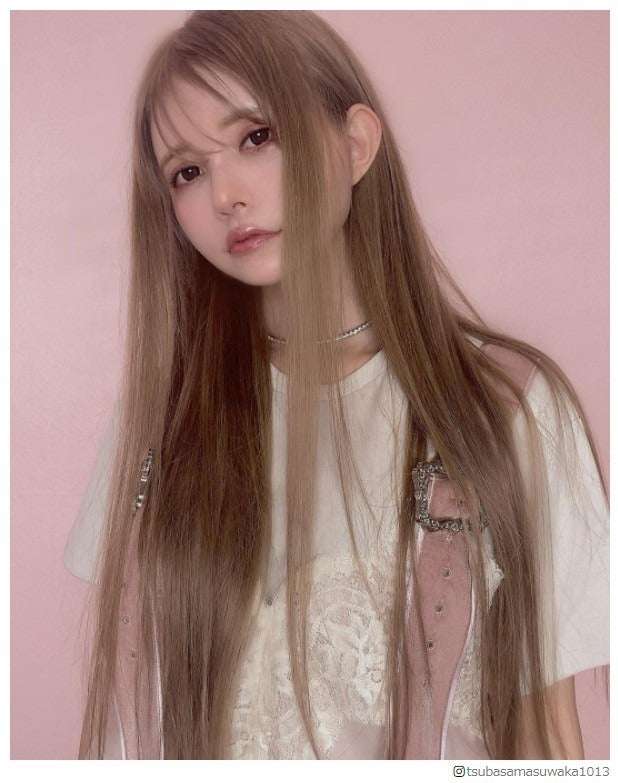 益若つばさ、ロングヘアにイメチェン「可愛すぎる」の声