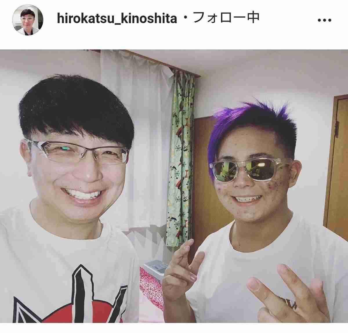 木下博勝医師 パープルヘアにチェンジした長男 大維志くんを公開 かっこいい 大人っぽい ガールズちゃんねる Girls Channel