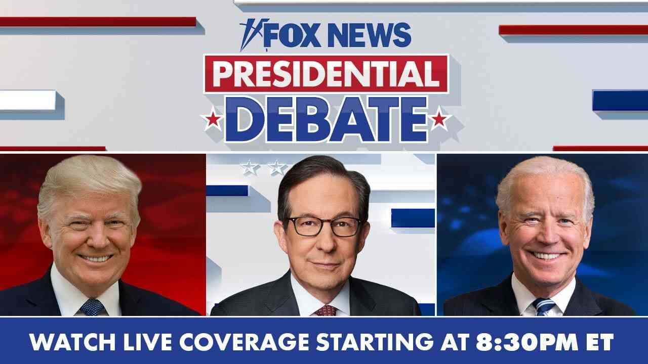 Live: Trump-Biden presidential debate moderated by Chris Wallace - YouTube