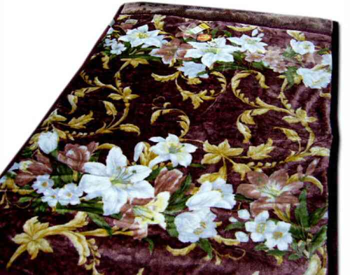 みんなの毛布の柄も花柄？