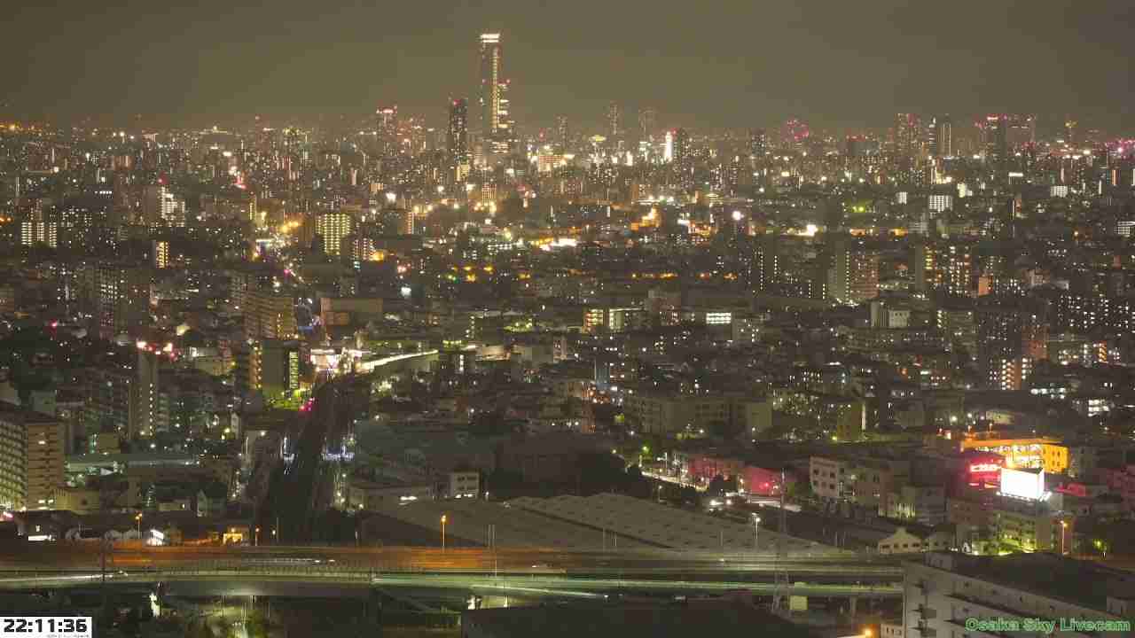 【ライブ配信】夜景がきれい！　あべのハルカス・通天閣/OSAKA NIGHT VEW - YouTube