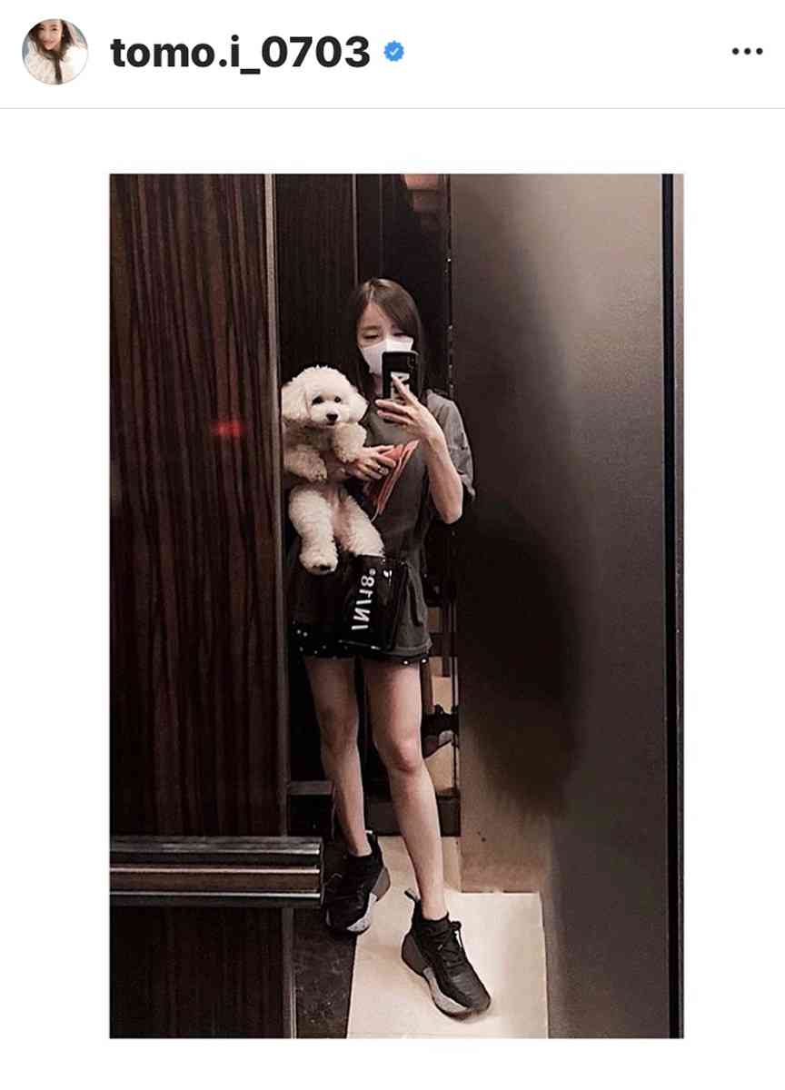 板野友美、ミニスカートで愛犬のお散歩…「足出してるの珍しくない？」とファンびっくり