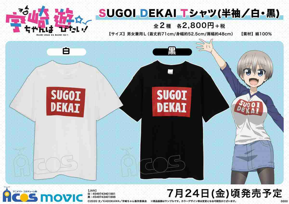 Tシャツのサイズ