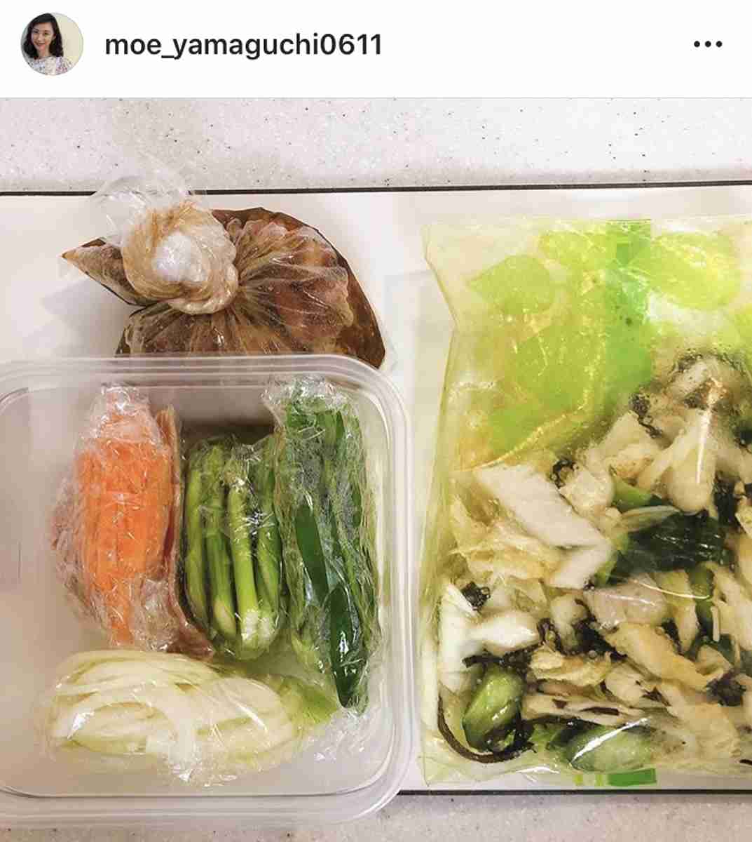 山口もえ、長女へのおかずたっぷり弁当を公開「定番の生姜焼き弁当　前日の夜に下ごしらえしたから朝は楽でした」