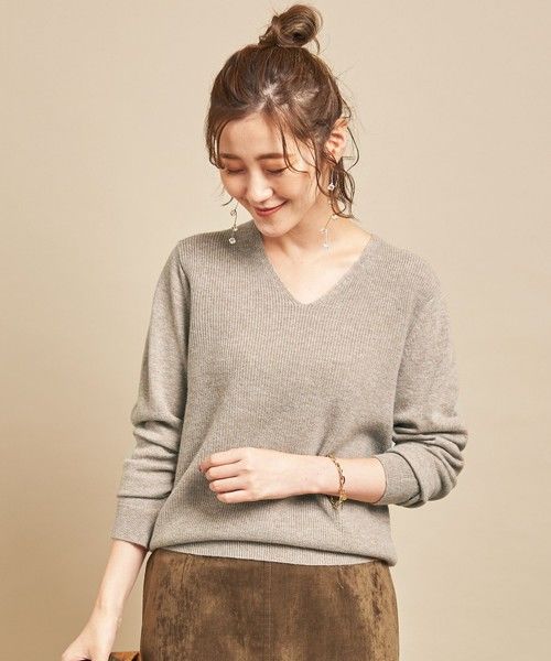 【予約】【WEB限定】by ウールカシミヤVネックニットプルオーバー -ウォッシャブル- （ニット・セーター）｜BEAUTY&YOUTH UNITED ARROWS / ビューティ&ユース ユナイテッドアローズ ファッション通販 タカシマヤファッションスクエア