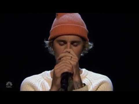 Justin Bieber performs Lonely | Saturday Night Live SNL October 17, 2020 - YouTube