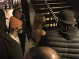 Video: Justin and Hailey Bieber celebrate with Chance The Rapper | Daily Mail Online