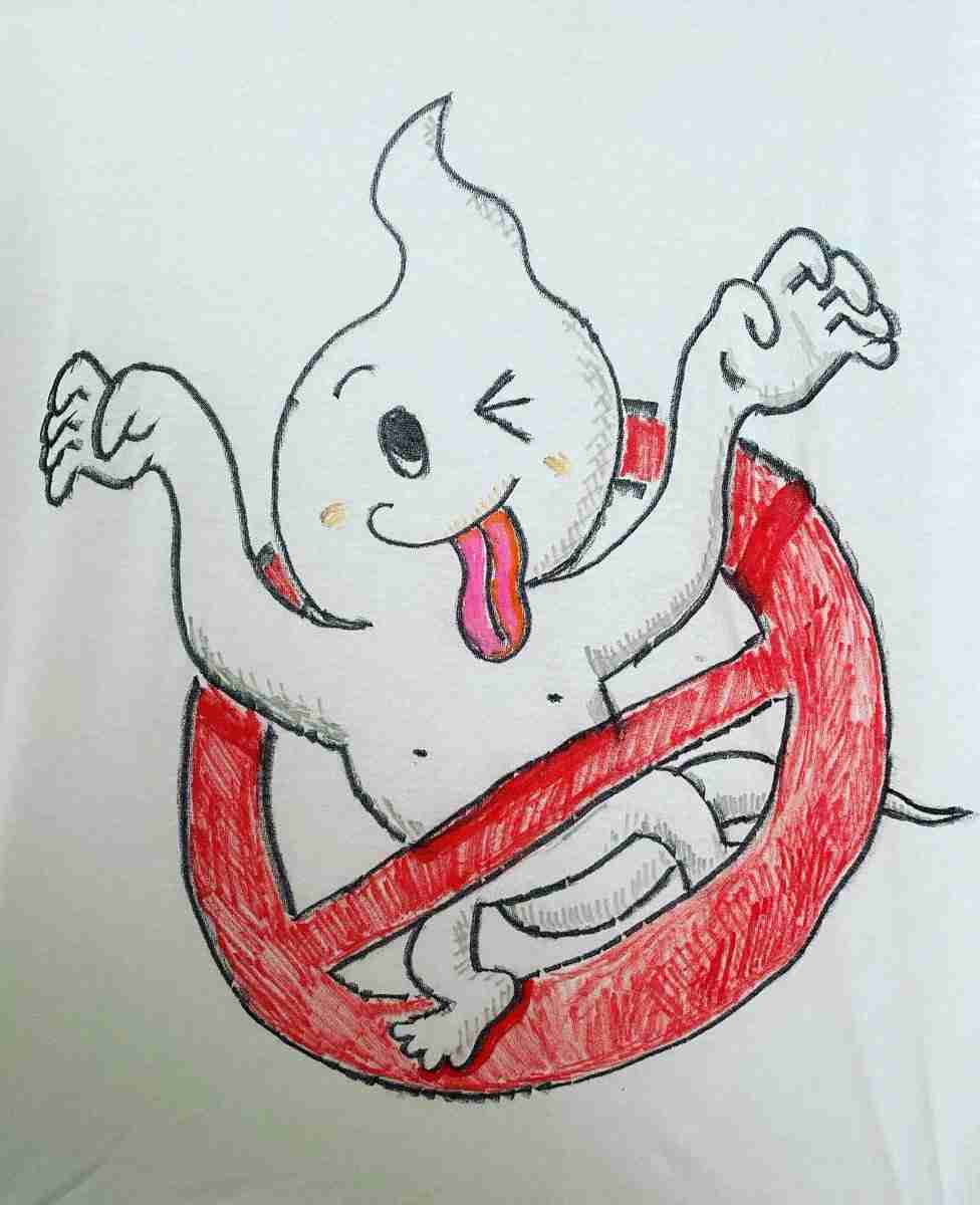 本家超え!?…つるの剛士の手描きゴーストバスターズTシャツに反響「販売して」「ステキ」息子のハロウィン用に挑戦