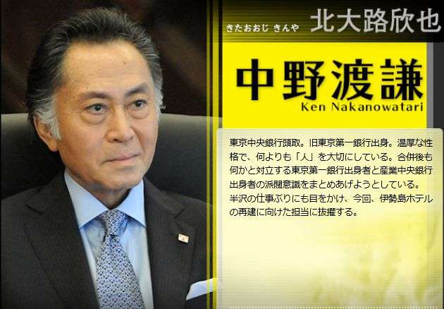 【衝撃】女子が結婚したい半沢直樹の登場人物ランキング発表 / 5位はジョン・ハワードに決定