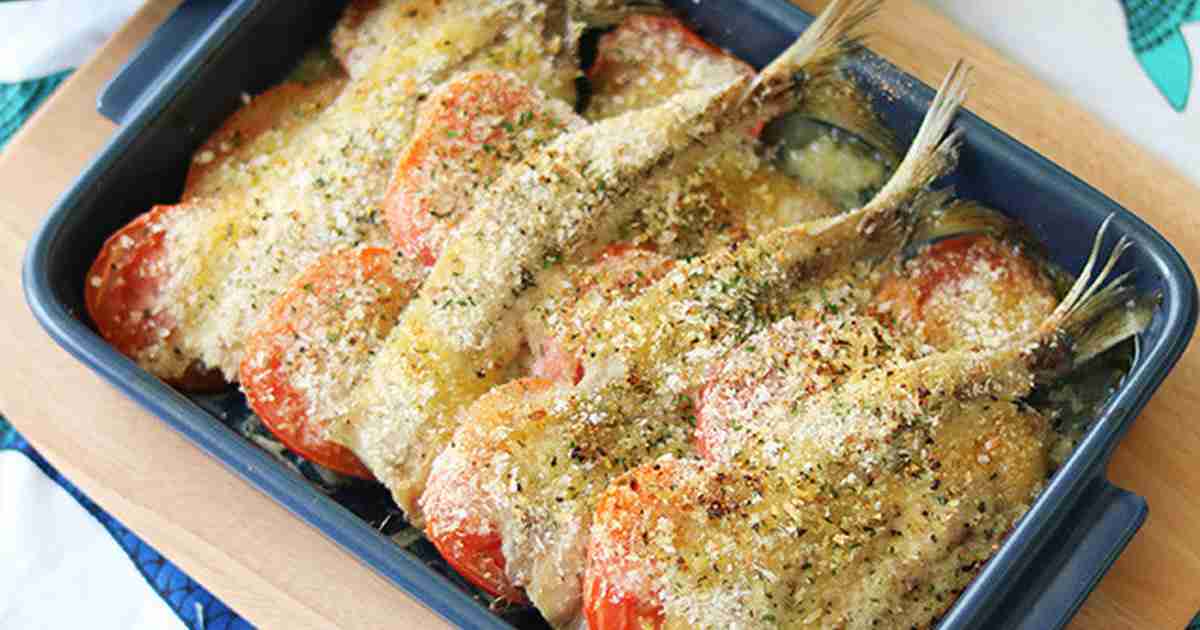 グリラーで　トマトとイワシのパン粉焼き by アンジェ公式キッチン 【クックパッド】 簡単おいしいみんなのレシピが341万品