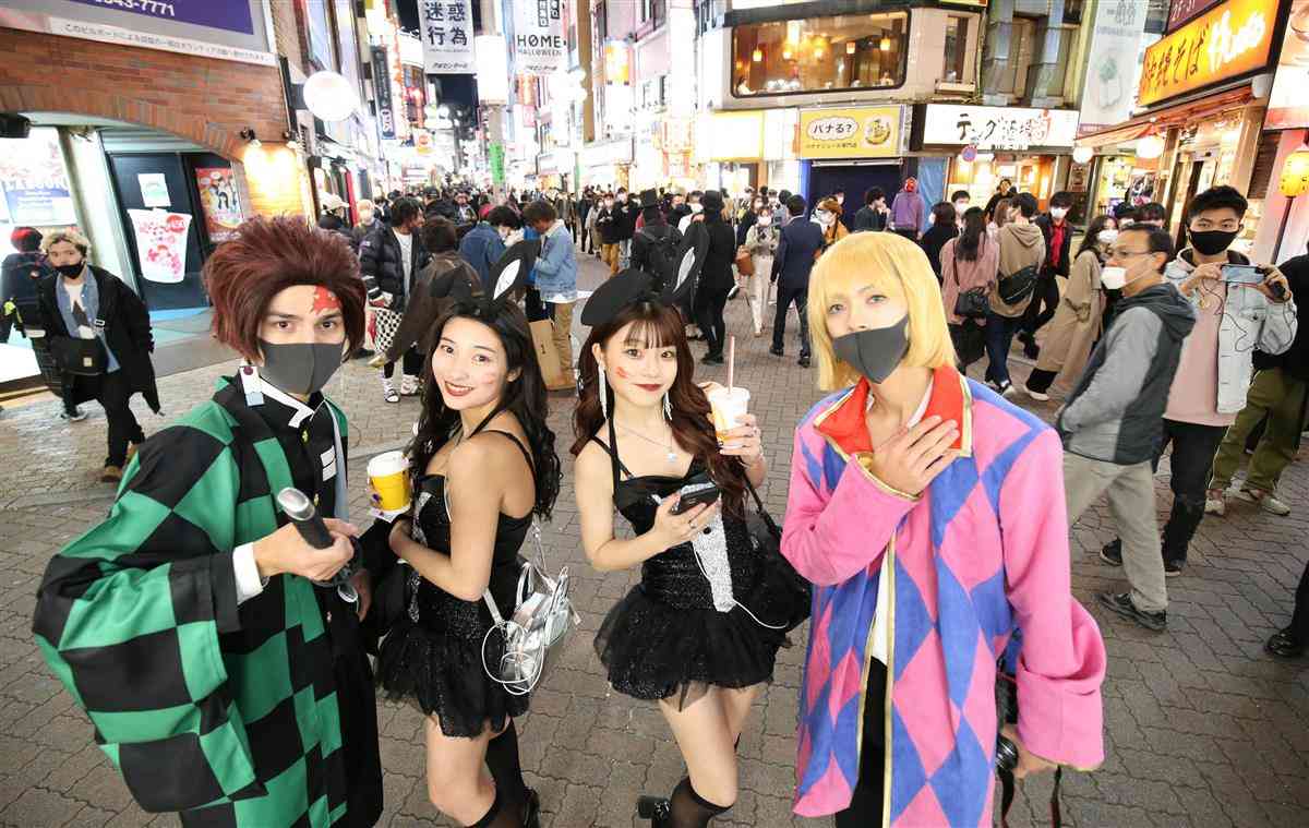 「鬼滅の刃」主人公の仮装も　マスクに手袋、感染防止徹底「なるべく話さない」　ハロウィン - 産経ニュース