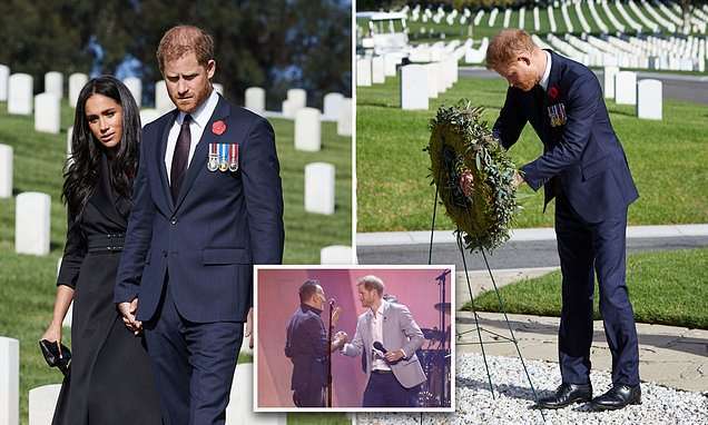 Prince Harry to take part in stand-up fundraiser for veterans alongside Bruce Springsteen | Daily Mail Online