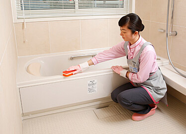 お風呂、トイレの壁掃除