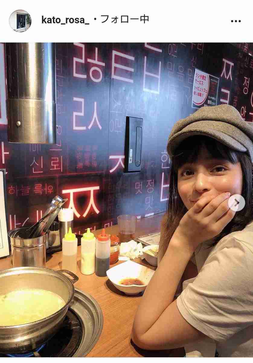 加藤ローサ、まつげメイクしたデート姿に「いつまでも変わらぬ美しさ」「透明感すごすぎる」