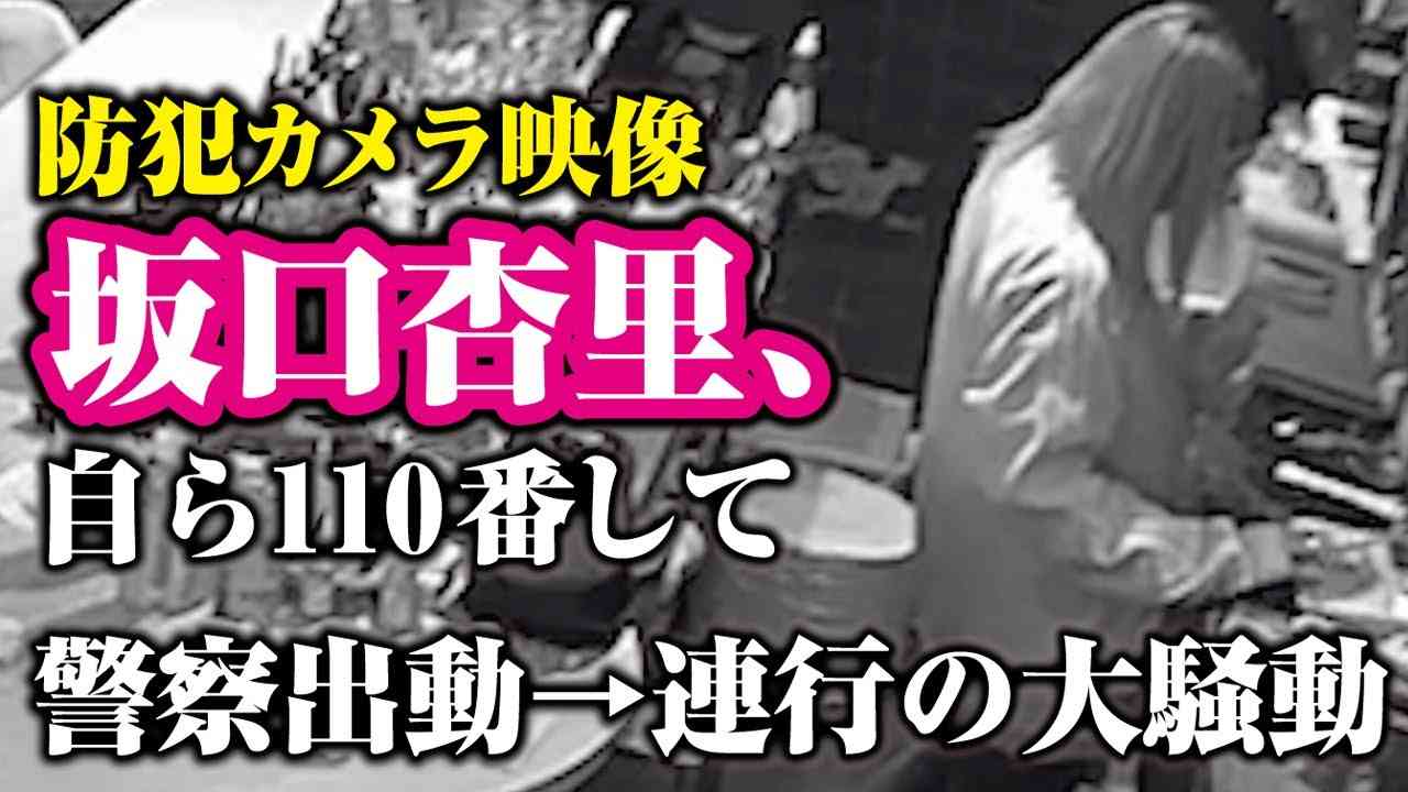 防犯カメラ映像　坂口杏里、自ら 110番 して 警察 出動→連行の大騒動｜NEWSポストセブン - YouTube