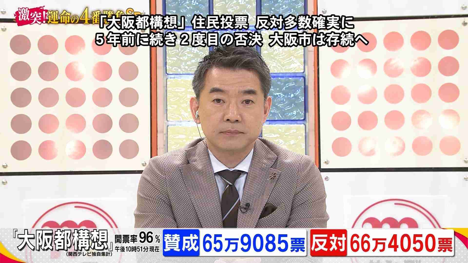 【今日投票日】大阪都構想の選挙を見守るトピ