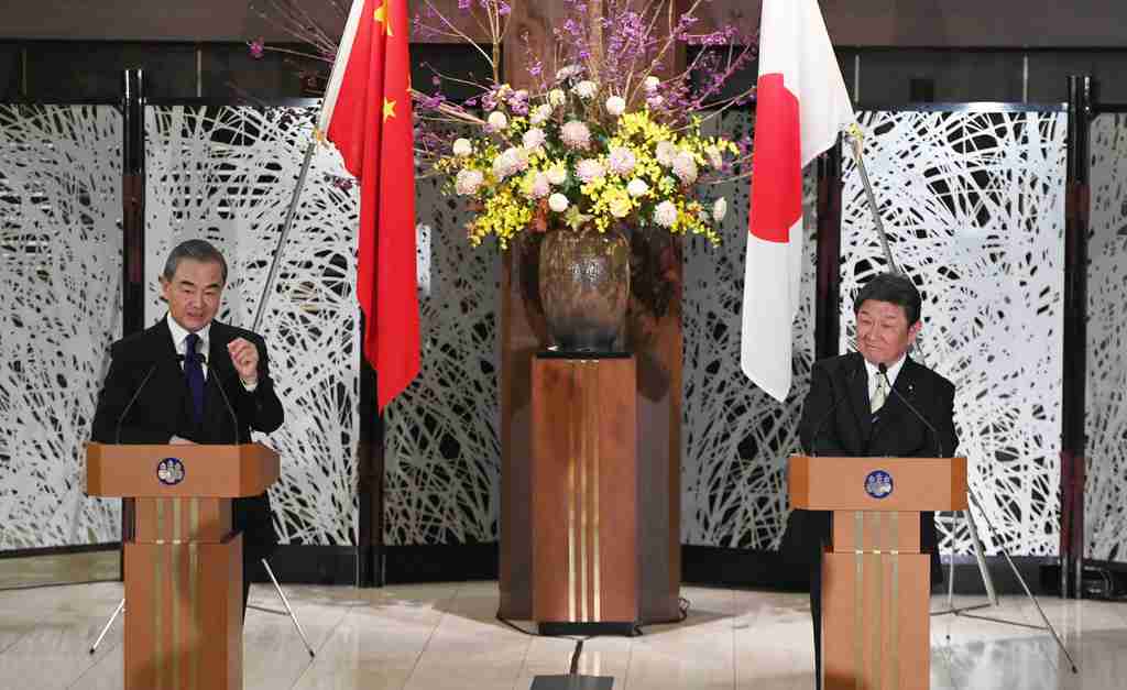 日中ビジネス往来、月内再開　茂木氏、尖閣「前向き行動」要求　外相会談（時事通信） - Yahoo!ニュース