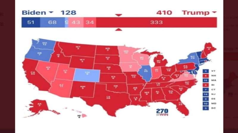 震驚！網曝:Dominion原始數據 川普連加州都拿下 | 美國 | 共和黨 | 民主黨 | 新唐人中文電視台在線