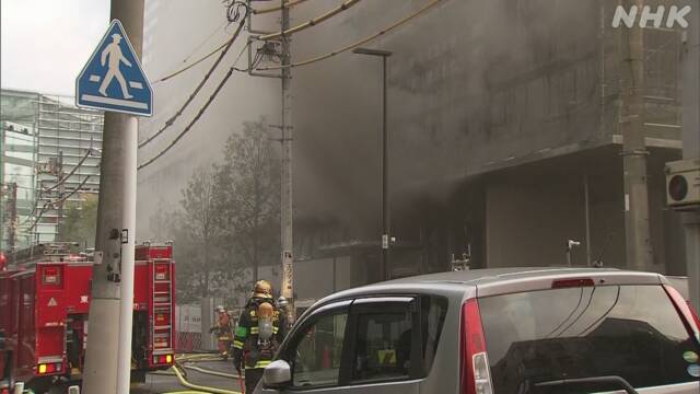 「虎ノ門ヒルズ」の工事現場で火事 けが人情報なし 東京 港区 | NHKニュース