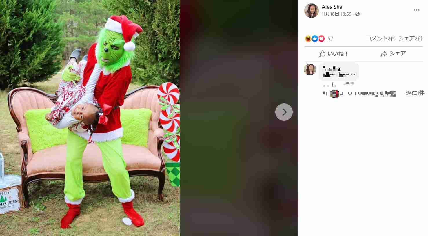 クリスマスフォトの撮影で娘が絶叫 ドッキリを仕掛けた母親に「可哀そう」と批判の声も(米)<動画あり>