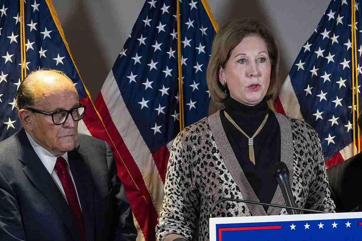Trump campaign cuts Sidney Powell from president’s legal team - POLITICO