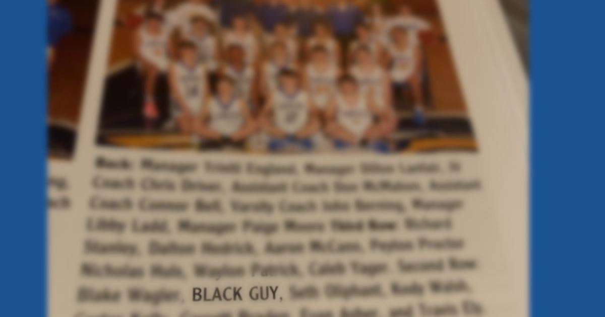 Brown Co. student's name listed as 'Black Guy' in yearbook photo