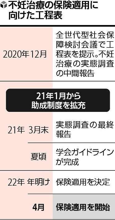 【独自】不妊治療「２２年度保険適用」…政府の工程表が判明 : 政治 : ニュース : 読売新聞オンライン