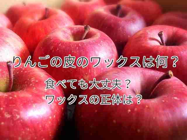 りんごの皮のワックスは害はない？安心な取り方と落とし方は？ | 食べいろナビ｜野菜・果物の情報・野菜宅配・季節の食べ物