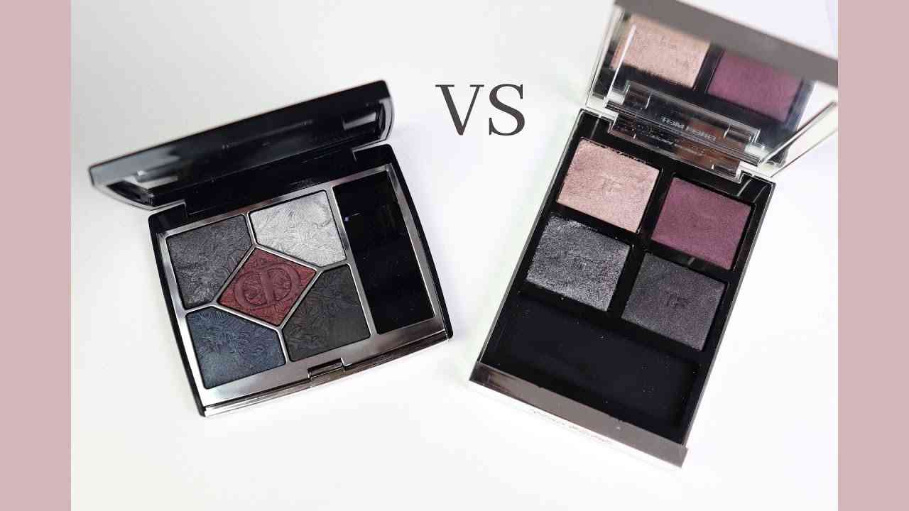 DIOR HOLIDAY 2020 089 BLACK NIGHT VS TOM FORD EXTREME eyeshadow palette | Comparison - YouTube