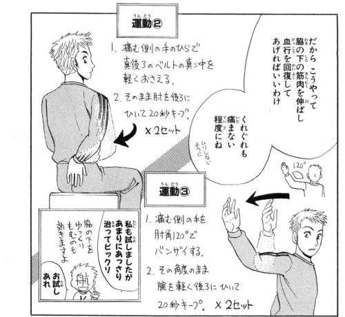 首を寝違えた人