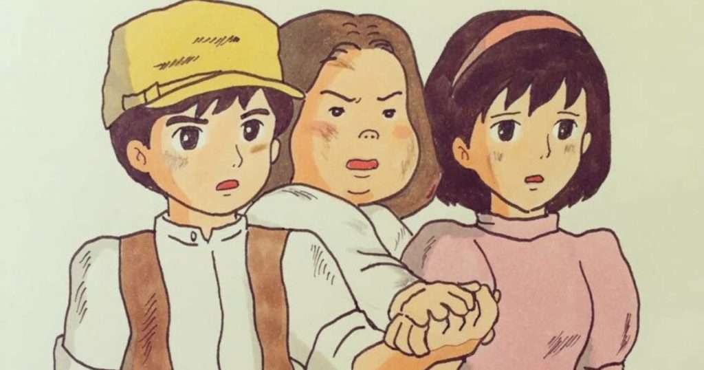 愛と画力で「ジブリ世界」に乱入した女性がスゴすぎるんだがw