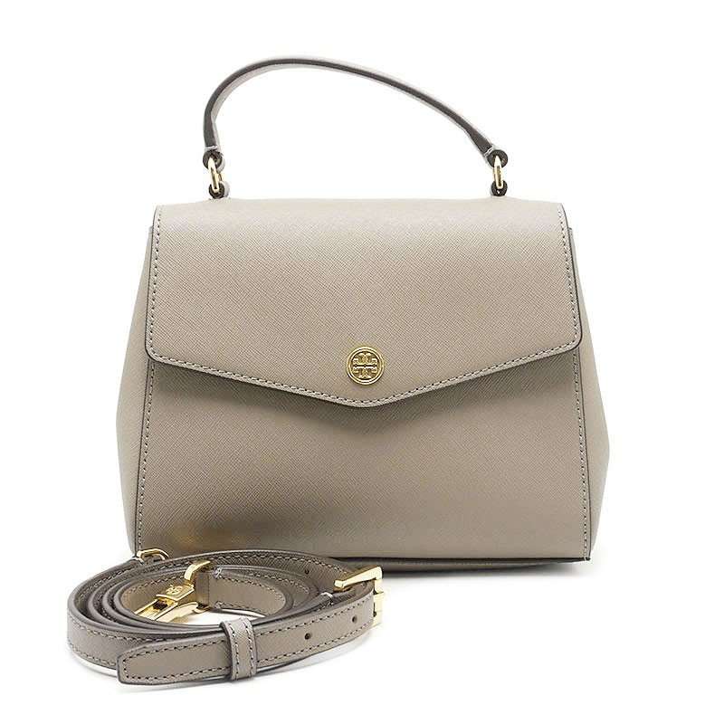 【送料無料】トリーバーチ TORY BURCH 2WAYハンドバッグ レザー ベージュ系グレー クロスボディ ショルダーストラップ付【2SH0384】 :2sh0384:質屋クラタセブン - 通販 - Yahoo!ショッピング