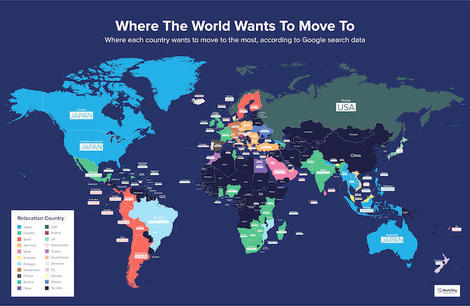 世界の引っ越したい国人気ランキング、日本は2位、１位は... | ワールド | 最新記事 | ニューズウィーク日本版 オフィシャルサイト