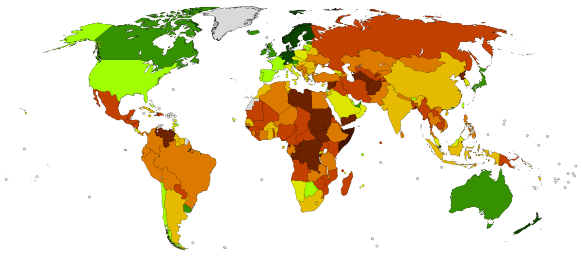 Corruption Perceptions Index - Wikipedia