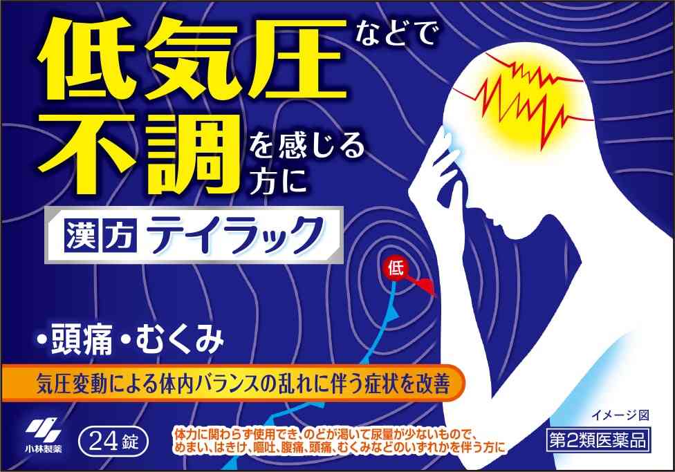 【低気圧】気圧の変化に弱いひと〜！【頭痛】