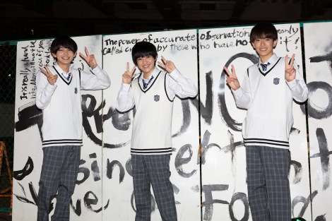 少年忍者・元木湧&内村颯太&深田竜生、ドラマ初出演 藤原竜也とのアクションシーンに挑戦
