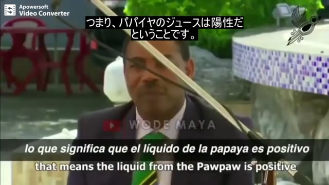 タンザニア大統領:パパイヤでも陽性。ガソリンでも陽性。 | wake up