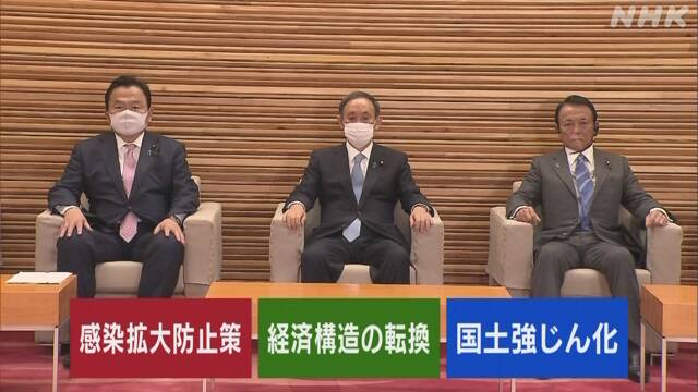 政府 新たな経済対策決定 規模73兆円超 コロナ対策など3つの柱 | 菅内閣 | NHKニュース