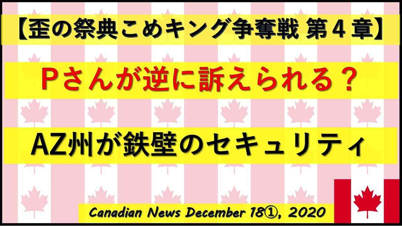 【米大統領選挙】Pさんが訴えられる？　AZ州の鉄壁の壁 - YouTube