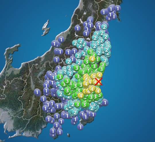 茨城県北部でM5.1の地震　茨城、栃木、千葉、福島で震度4　津波の心配なし（ウェザーニュース） - Yahoo!ニュース