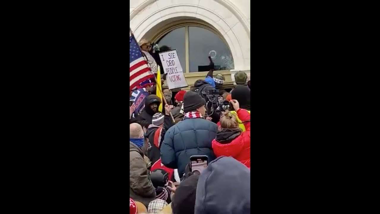 1/７②【ワシントンの沼の水を抜け】１/６議事堂で何が起こったのか！衝撃動画検証 - YouTube