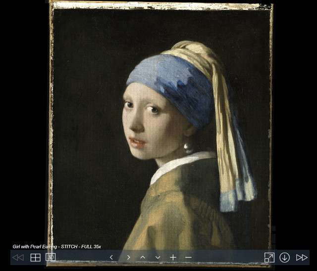 100億画素のフェルメール「真珠の耳飾りの少女」、肉眼で見えない細部までを完全再現