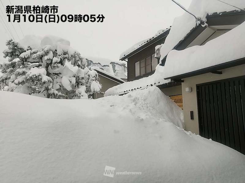 北陸の災害級の大雪収まらず　今夜は再び強い雪のおそれ（ウェザーニュース） - Yahoo!ニュース